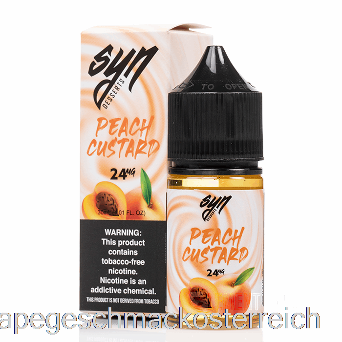 Pfirsichcreme – Syn-Salze – 30 Ml, 24 Mg Vape-Geschmack